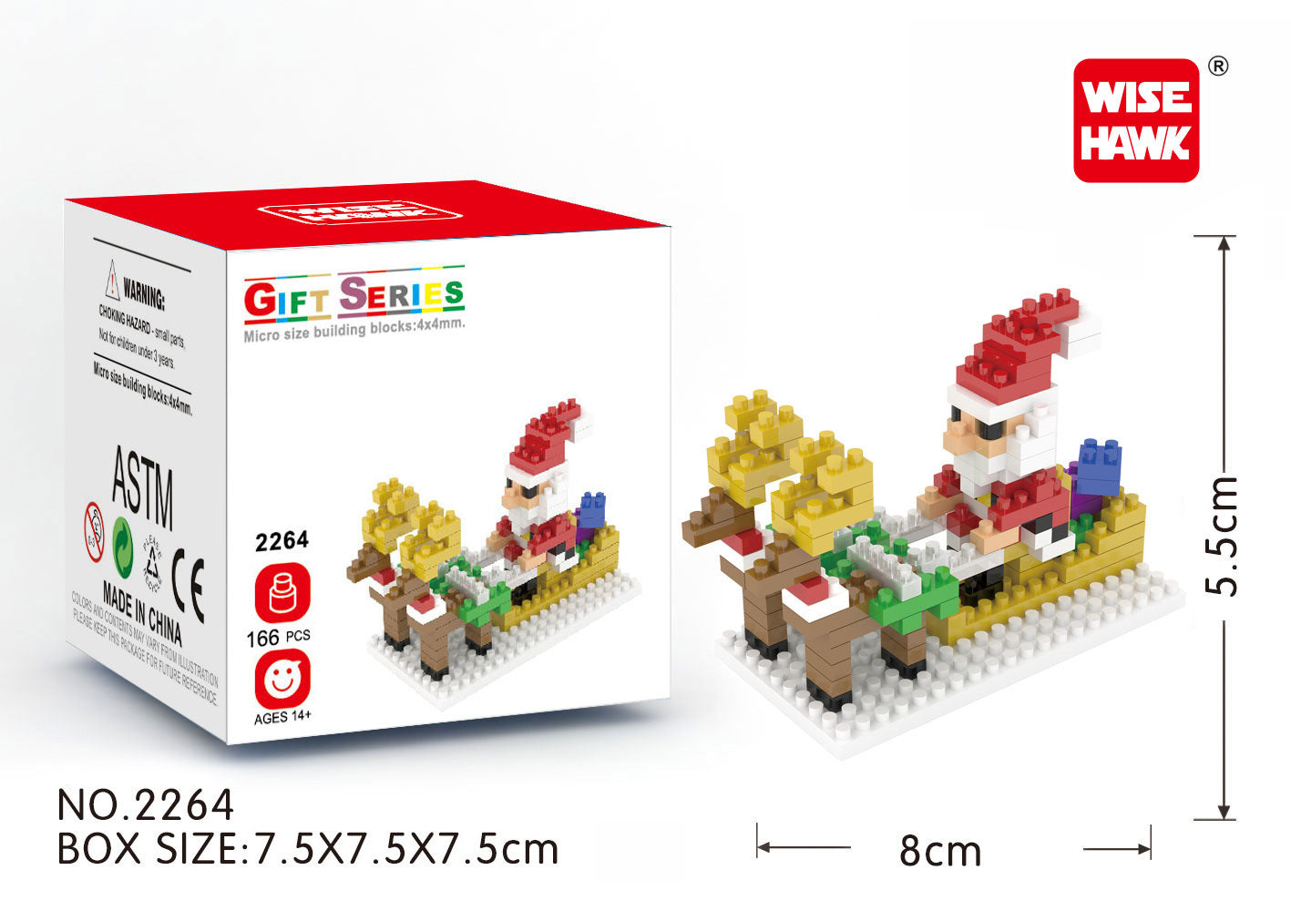 Wholesale Christmas ABS Mini Diamond Small Particle Building Blocks for Children's Puzzle Toys